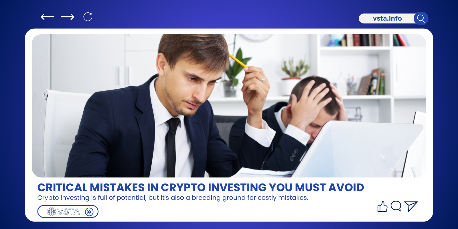 Critical Mistakes in Crypto Investing