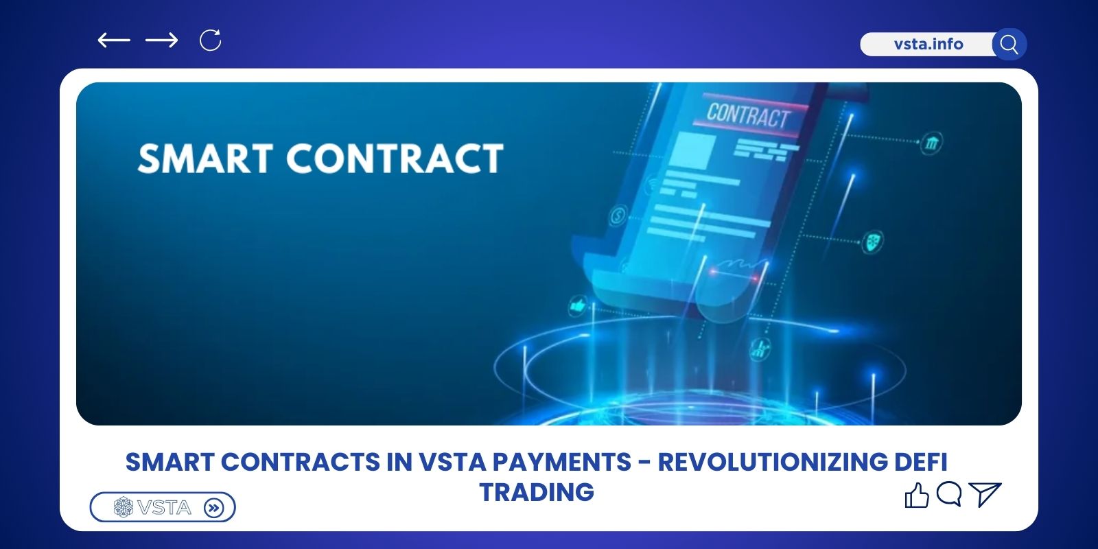 Smart Contracts in VSTA Payments