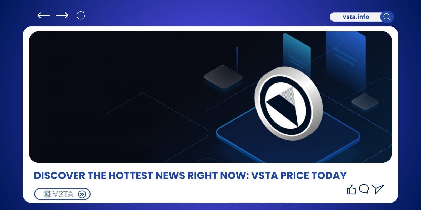 VSTA price today