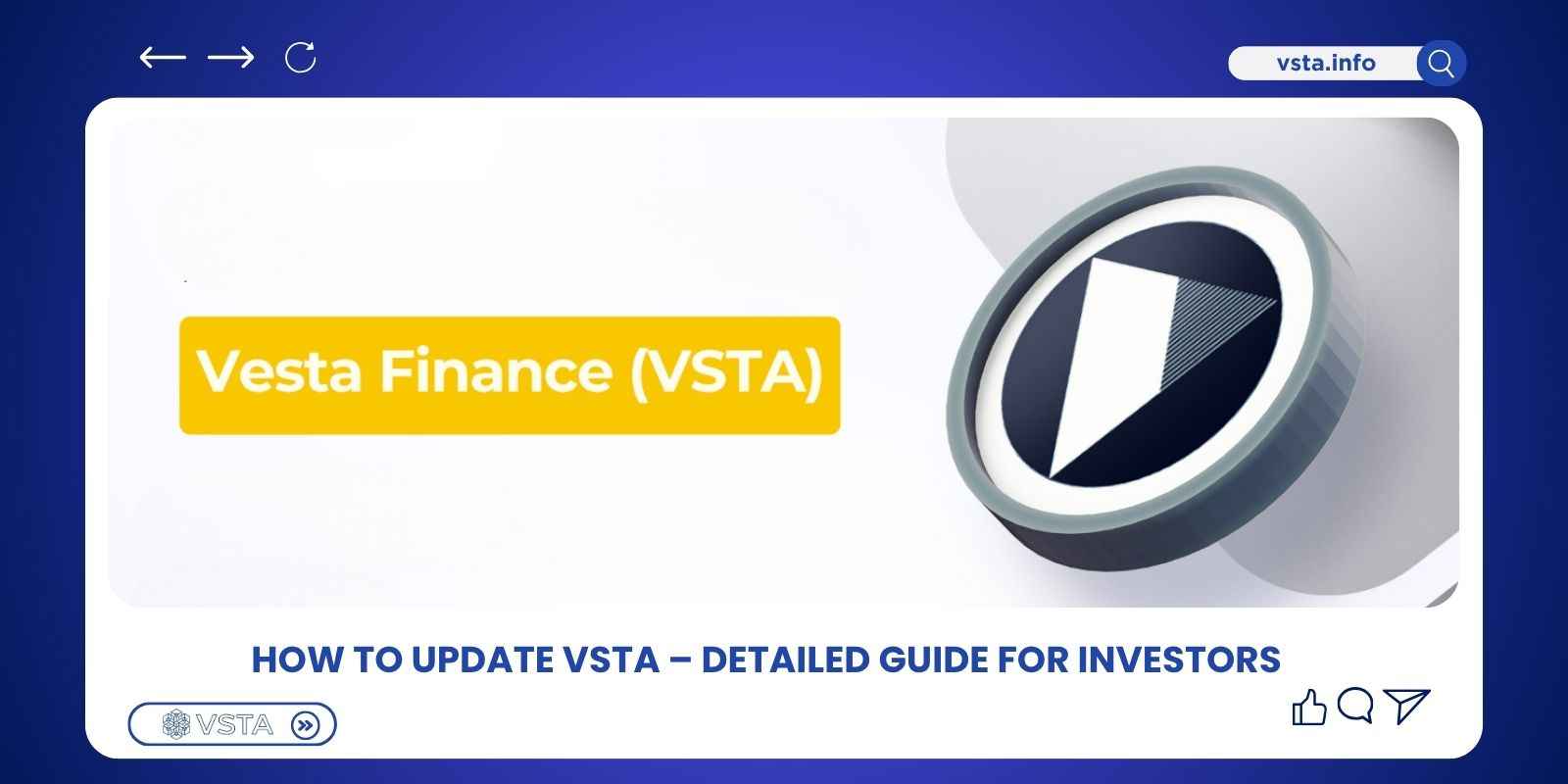 how to update vsta